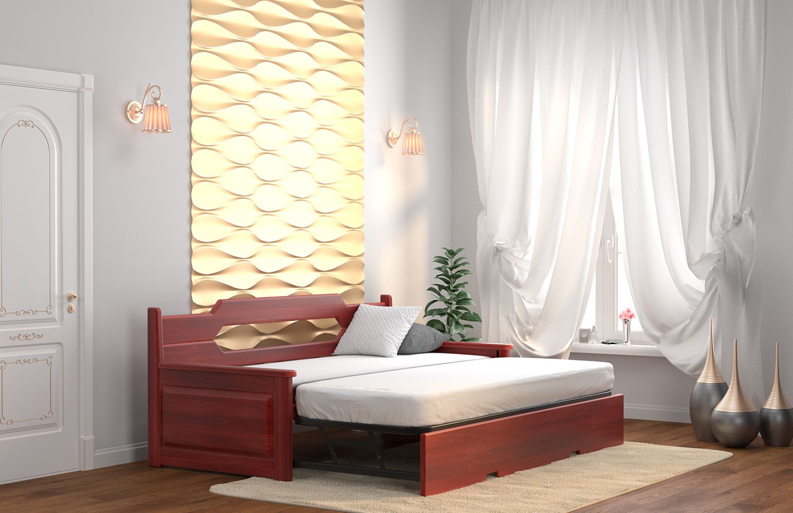 Кровать Dreamline Тахта Неаполь (бук) на картинке